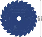 Bosch EXPERT Wood akuga ringsae tera, läbimõõt 254 mm.
